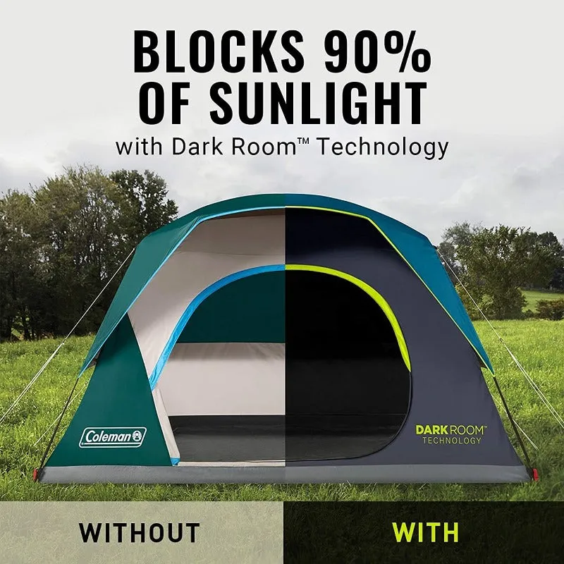 6 Person Dark Room Camping Tent