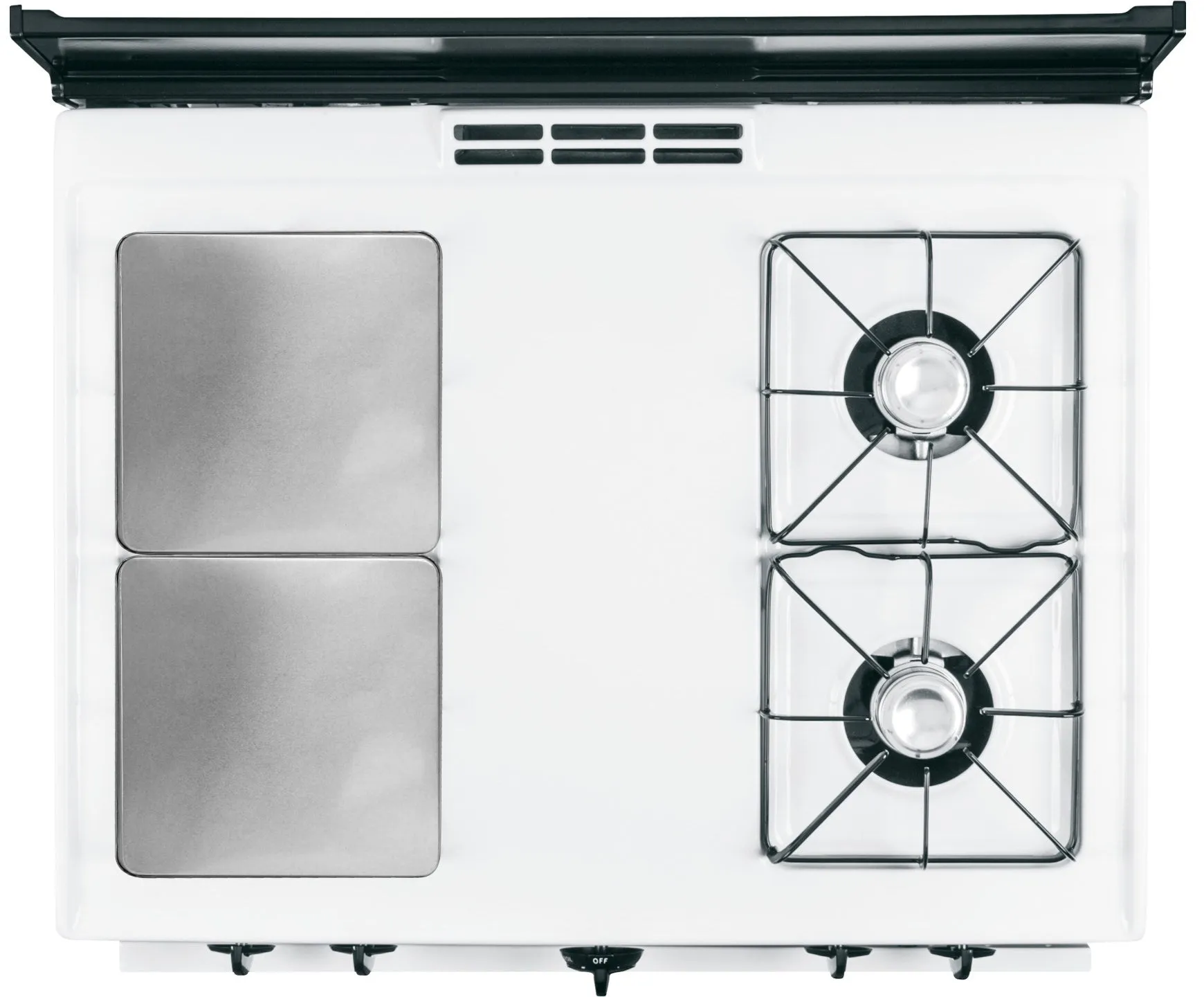 Calypso Basics by Reston Lloyd, Square Tin Burner Cover, Stainless Steel