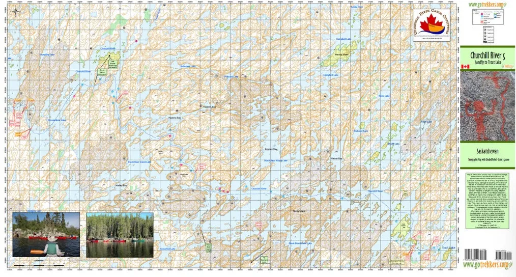 Churchill River 05 Canoe Map