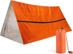 Emergency Survival Tent Shelter  2-Person Emergency Tent  Use as Life Tent, Emergency Shelter Tube Tent,Survival Life Tarp