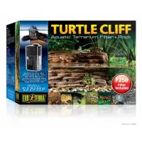 Exo Terra Turtle Cliff Aquatic Terrarium Filter   Rock