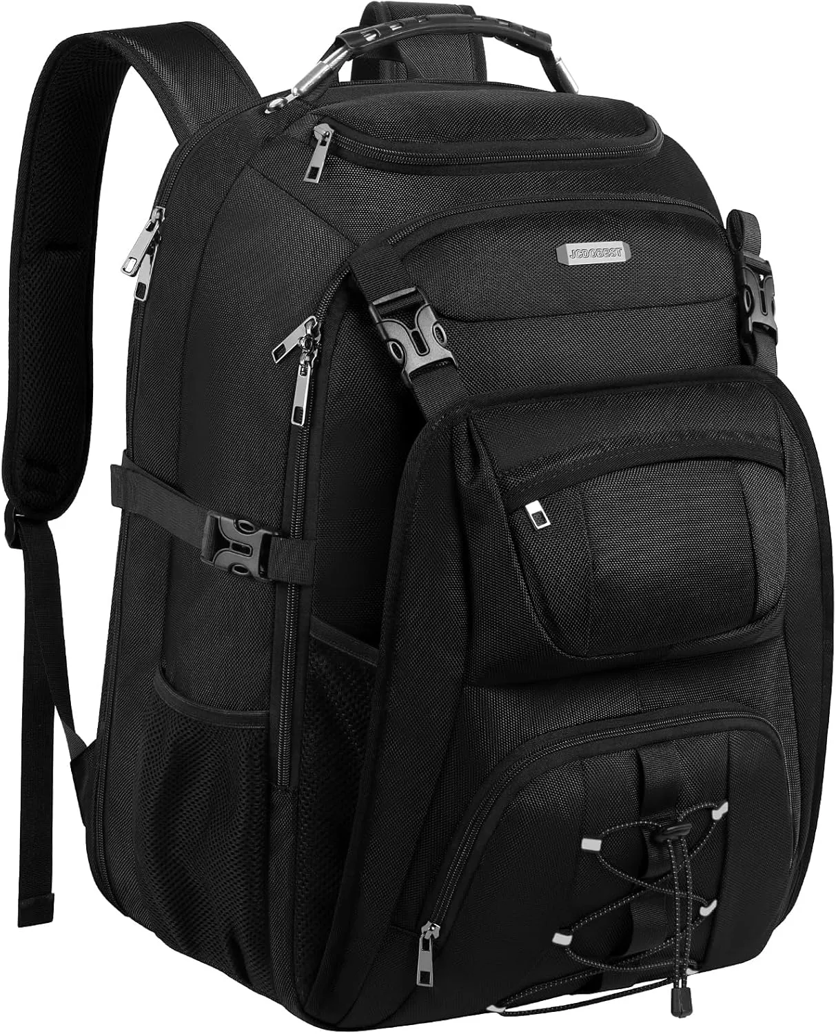 Extra Large Laptop Backpack for Travel, College & Work, TSA Friendly Commuter Gaming Bag with USB Charging Port, Heavy-Duty Anti-Theft Design Fits 18.4 Inch Laptop, Grey, 21.7x15.9x10.2