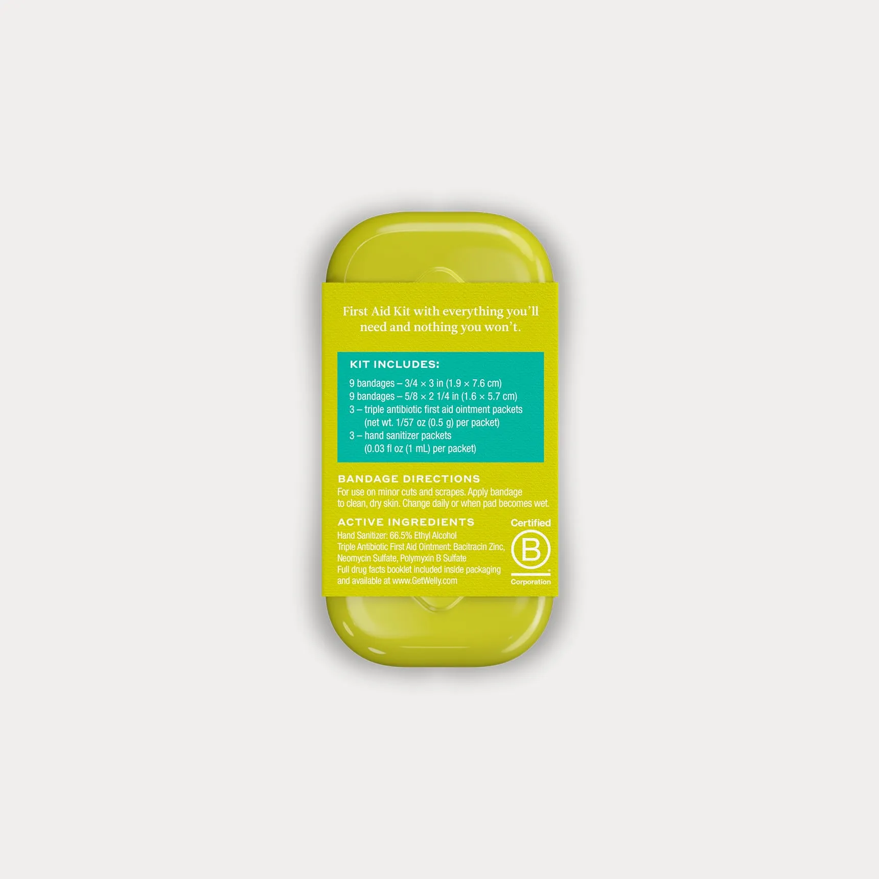 First Aid Kit - Lime 24CT