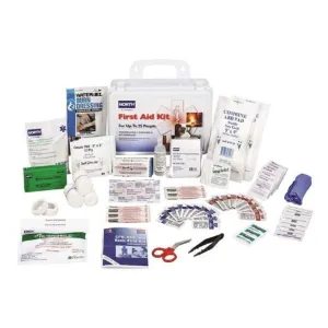 Honeywell FAK25PL-CLSA White Plastic Portable 25 Person First Aid Kit, 1 Each