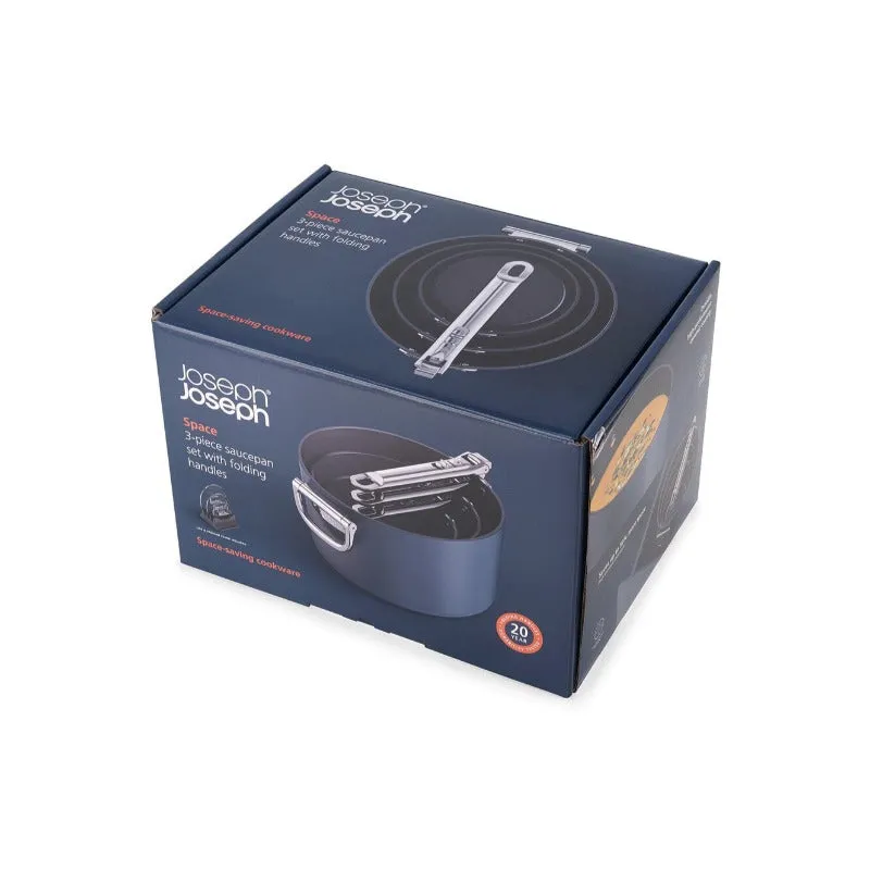 Joseph Joseph Space Non Stick Saucepan & Lid Set
