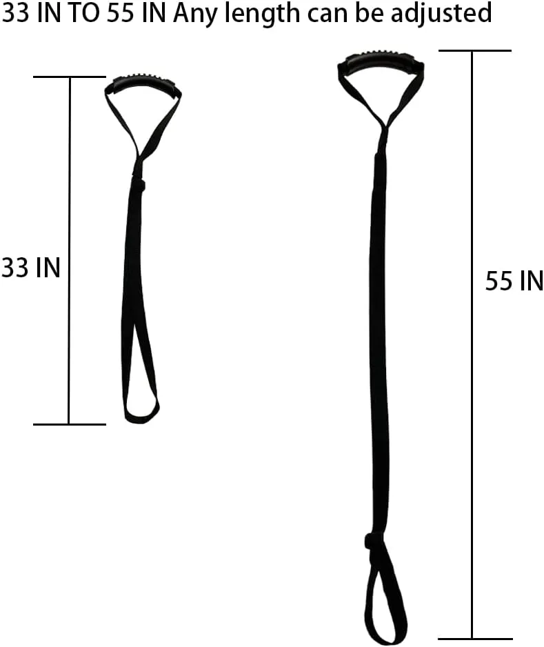 Kayak Stand Up Assist Strap Canoe Drag Handles Adjustable Boat Standing Rope SUP Pulling Cord Kayak Standing Aid Dragging Accessories for Kayaker