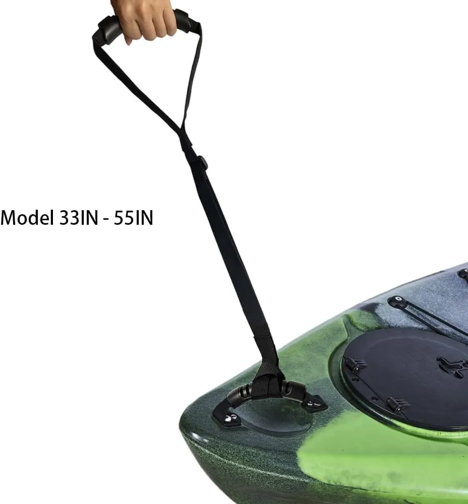 Kayak Stand Up Assist Strap Canoe Drag Handles Adjustable Boat Standing Rope SUP Pulling Cord Kayak Standing Aid Dragging Accessories for Kayaker