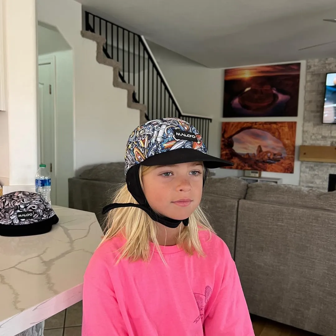 Malo'o Watersports Hat - The First Totally Customizable Everyday hat Designed for Shade, Duck Diving & Turtle Rolling