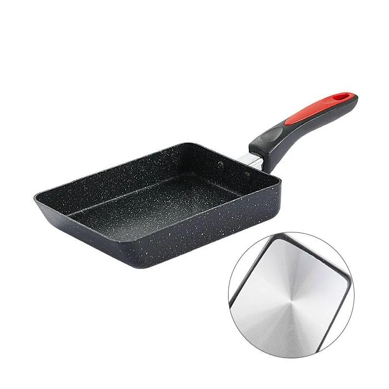 Omelette Black Non-stick Pancake Kitchen Pot