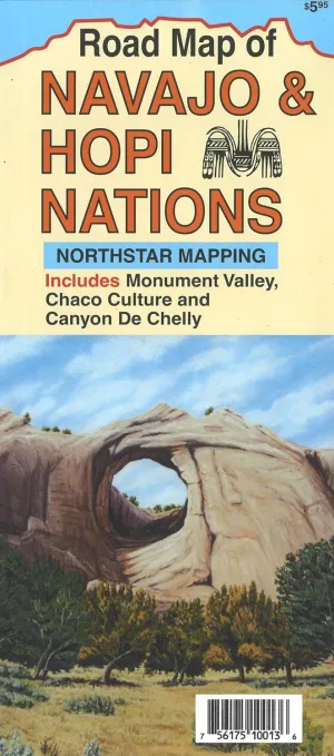 Road Map of Navajo & Hopi Nations Map  April 1, 2025