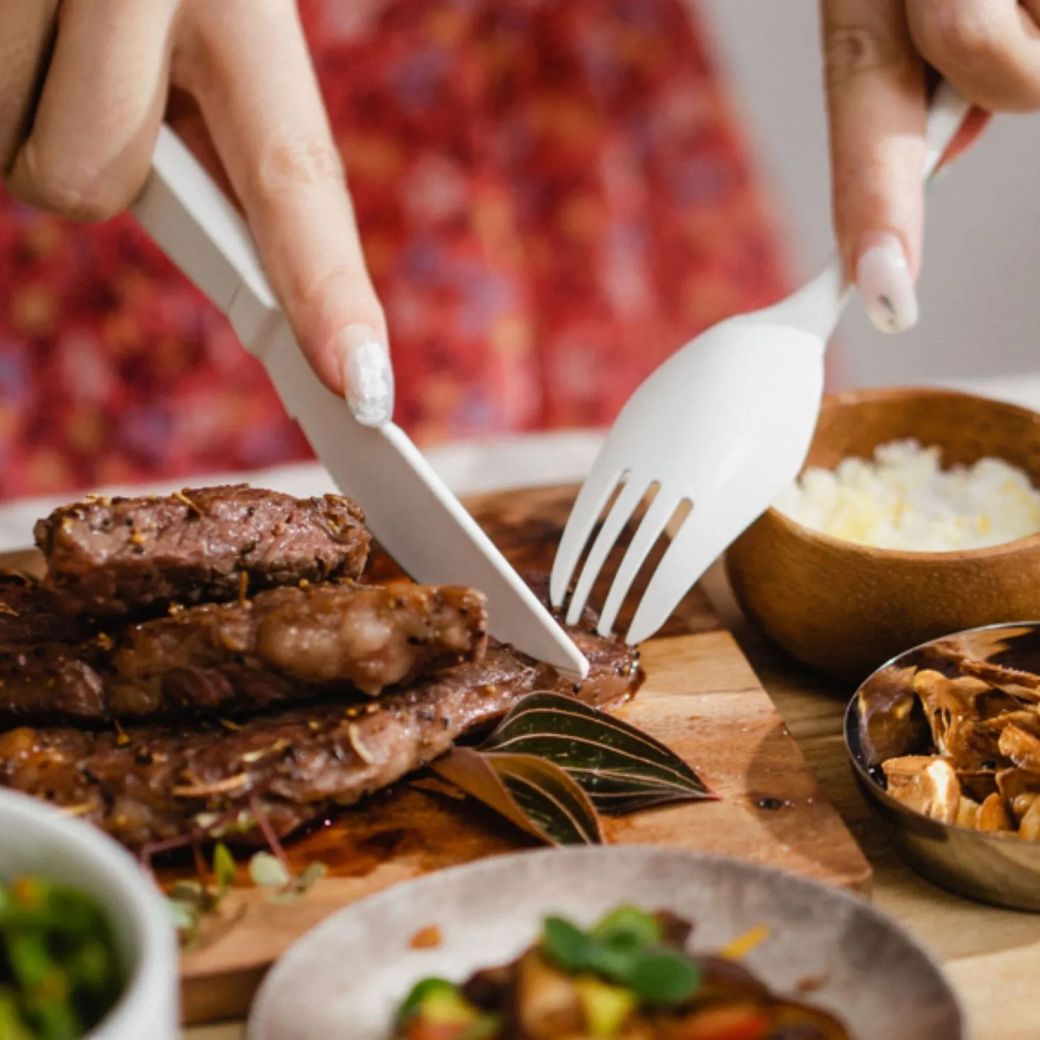 S  Glass Fiber Cutlery Set