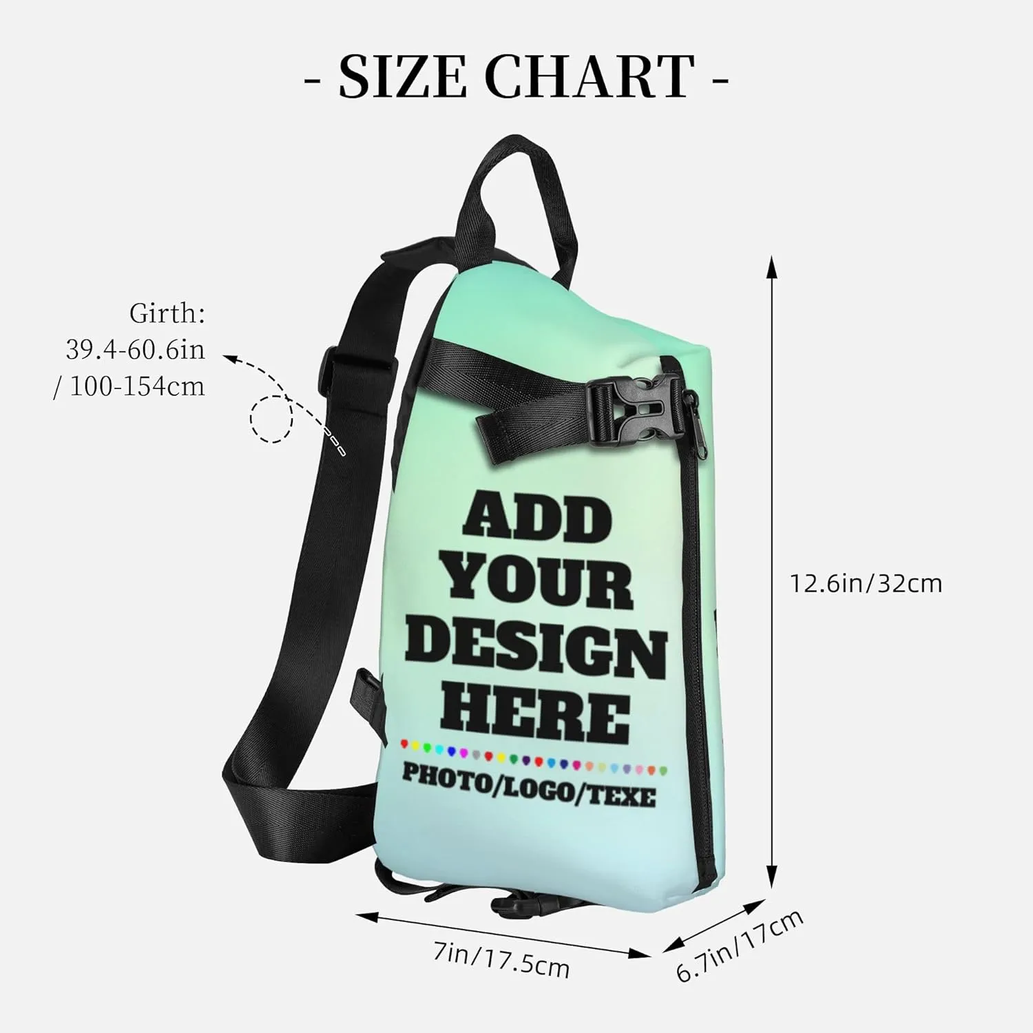 Sling Bag Custom bag Personalized Crossbody Bags for Men Women Leisure Sports Outdoor