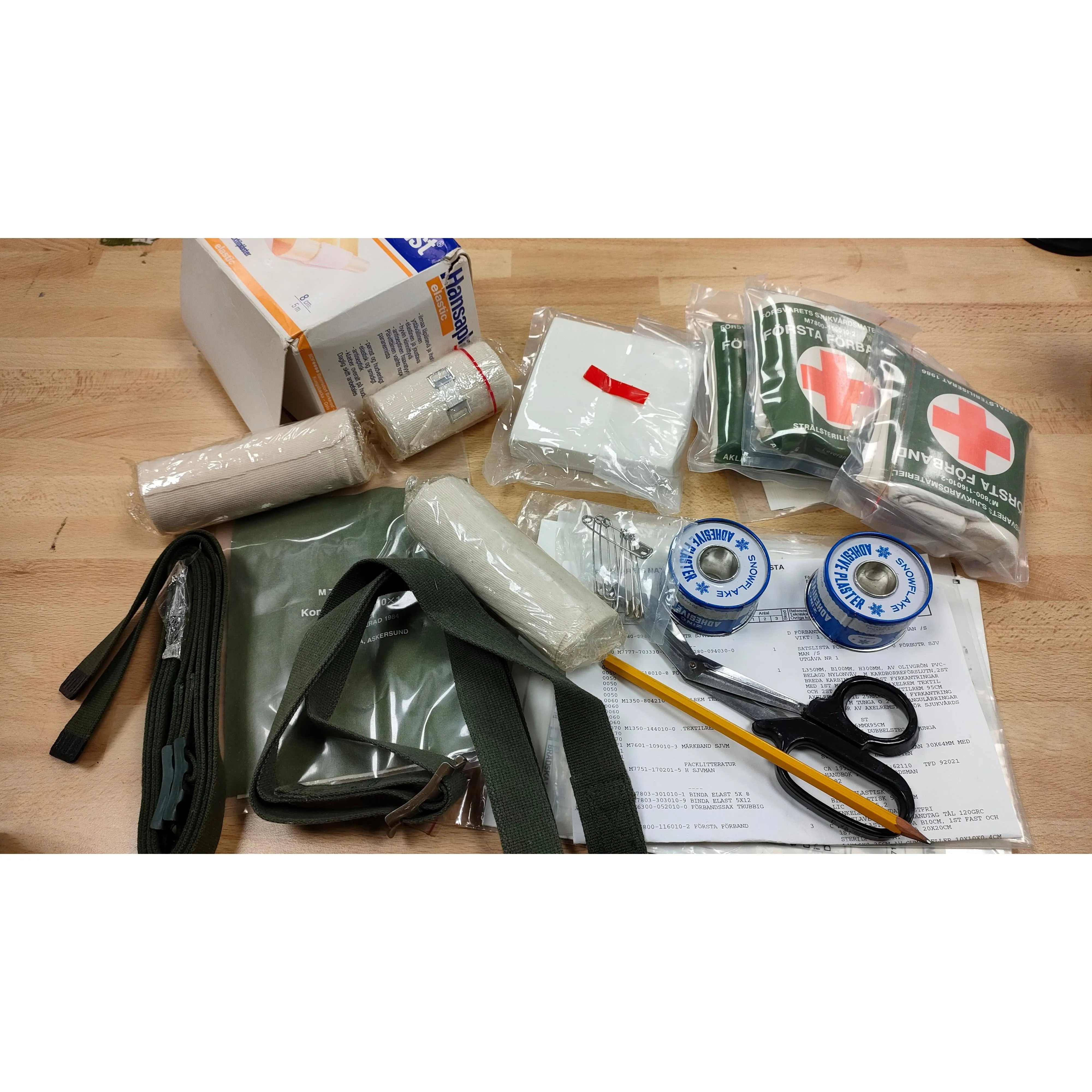 Swedish Army Field first Aid & Medic tramua Kit