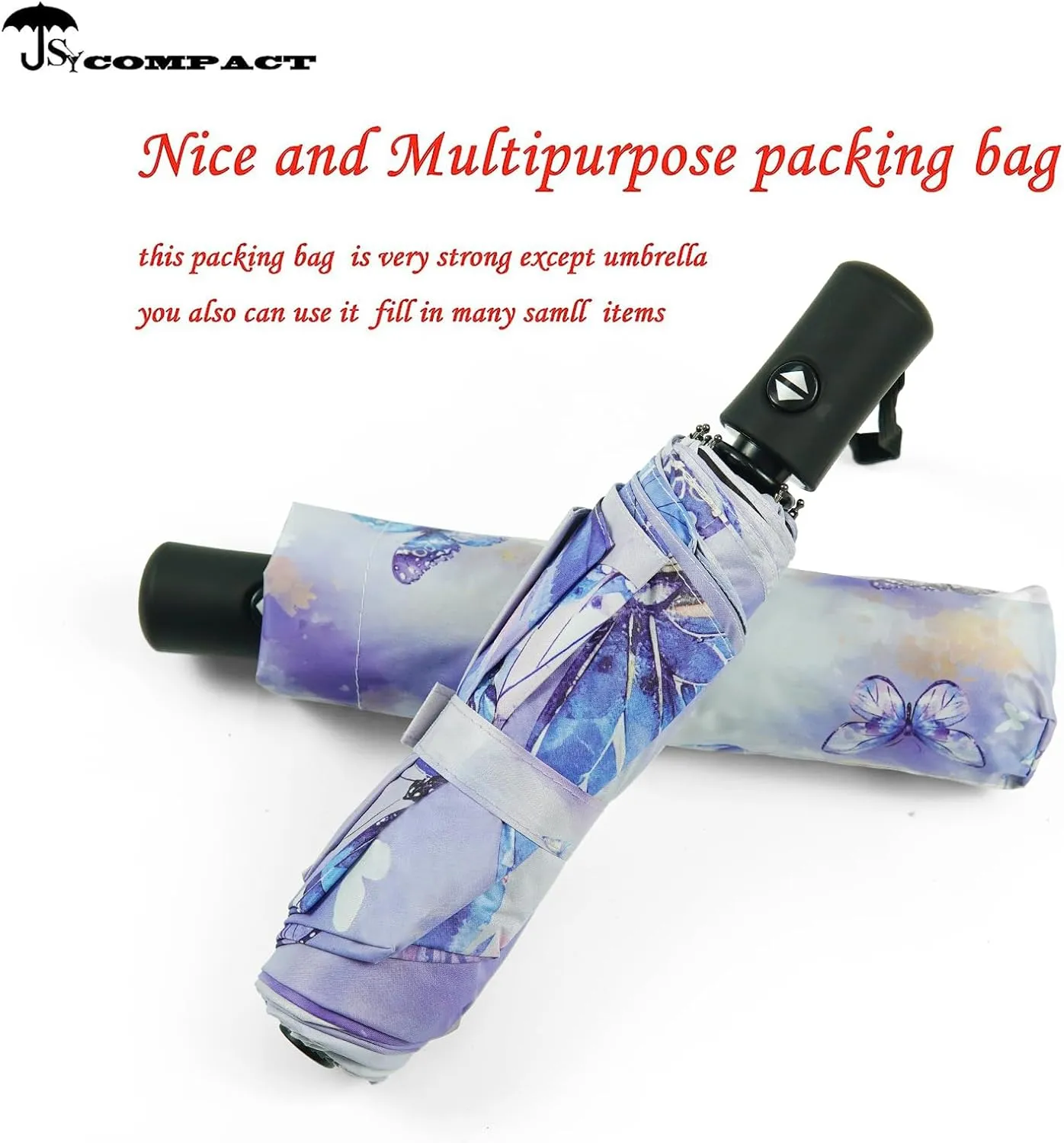 SY COMPACT Travel Umbrella Windproof Automatic Umbrellas-Factory Outlet umbrella