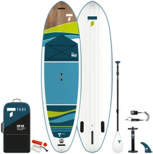 TAHE 10'6 Breeze Performer AIR Premium Inflatable SUP Paddleboard Package Complete with Paddle and Leash