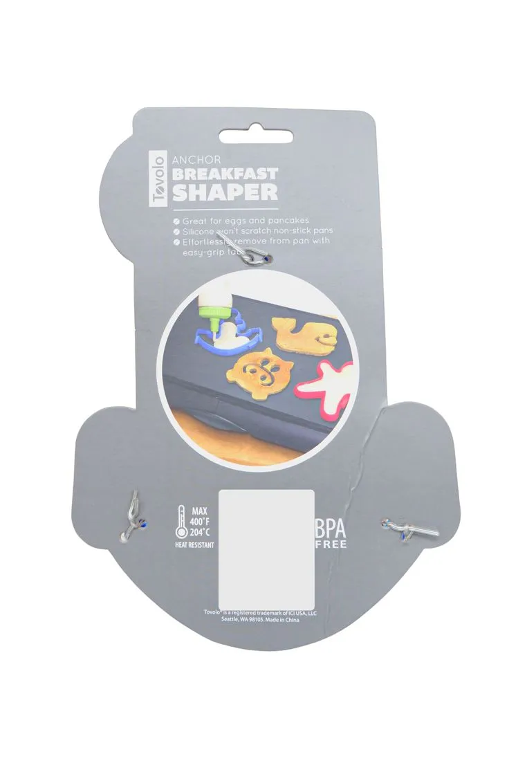 Tovolo Silicone Breakfast Shaper Anchor Design
