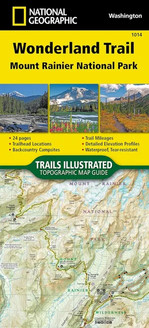Wonderland Trail Map (National Geographic Topographic Map Guide, 1014) Map  April 16, 2018