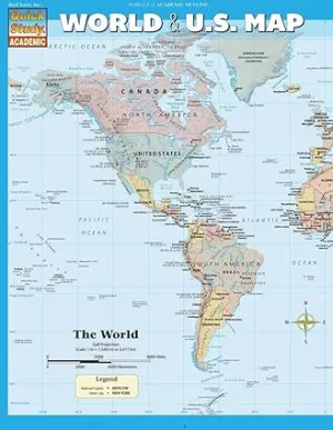 World and US Map Academic Guide